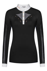 Wedstrijdshirt Cathrine Lange Mouw Rosegold Zwart