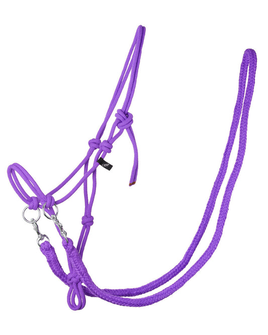 Rope halter with reins Passion Flower