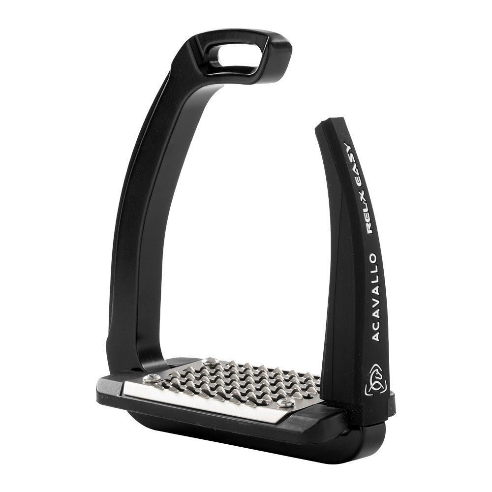 Acavallo stijgbeugels REL-X Easy Zwart