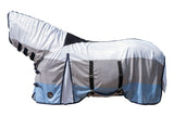 Vliegendeken Strong met hals Blauw-Wit-Grijs