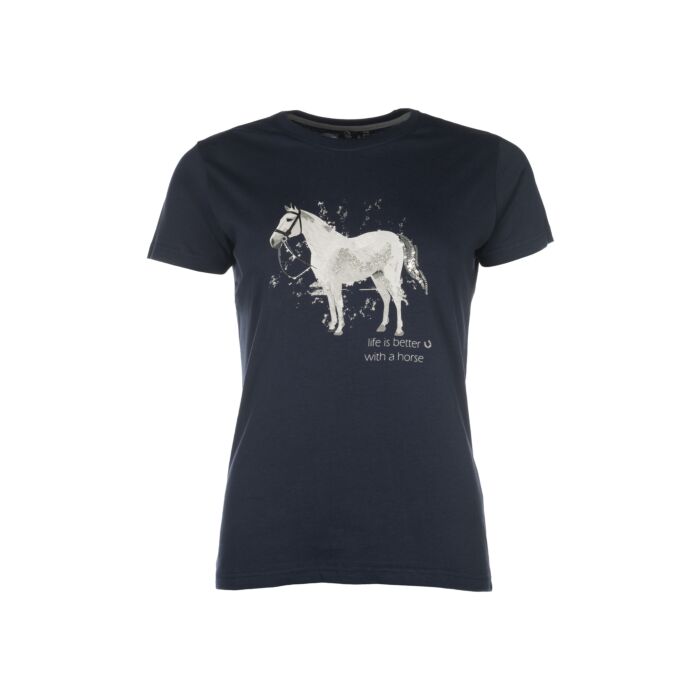 T-shirt Sparkle Blauw