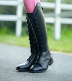 Rijlaars Glam Lace Junior Zwart