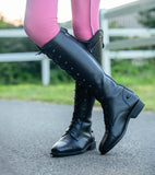 Rijlaars Glam Lace Junior Zwart