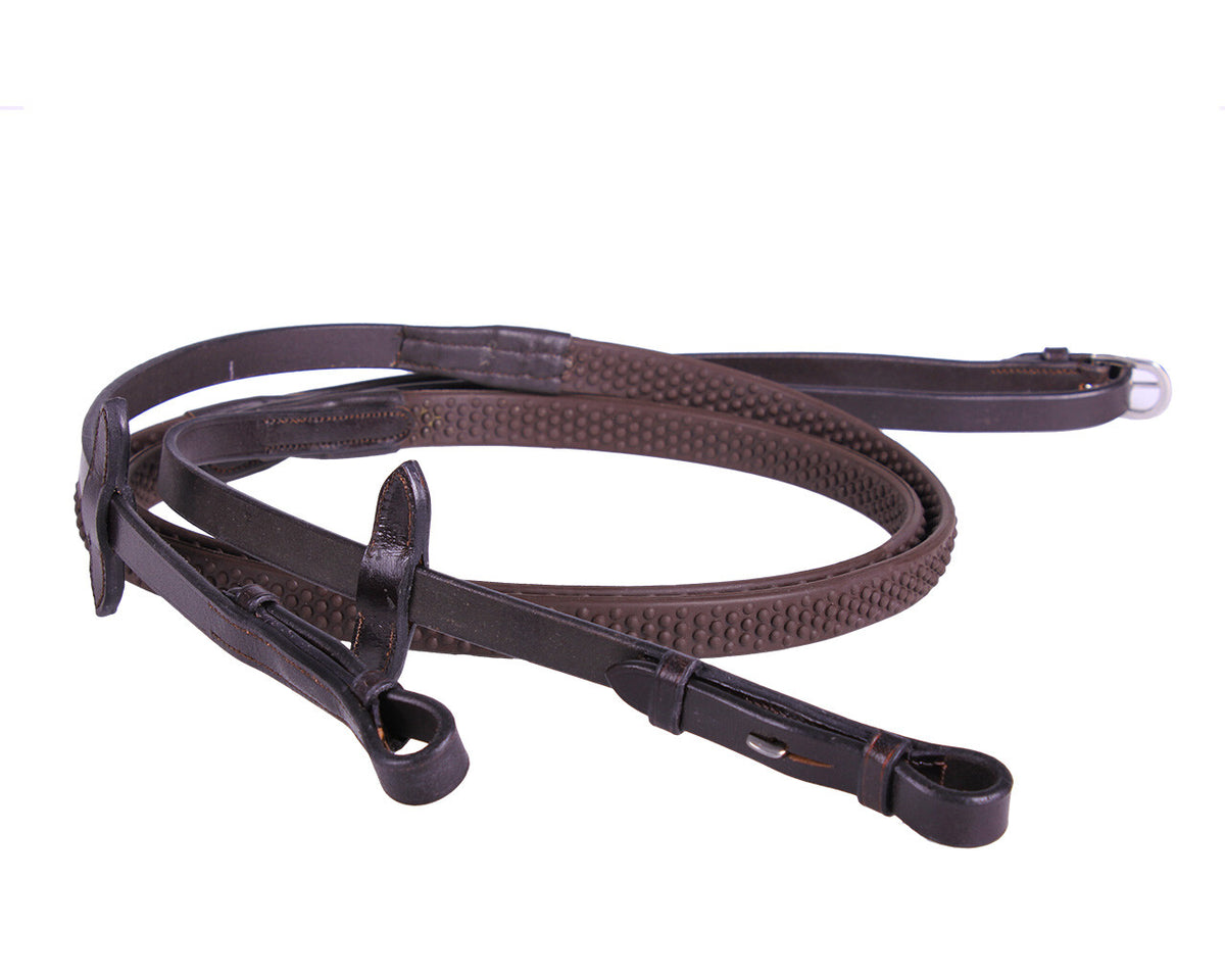 Reins rubber Soft Brown