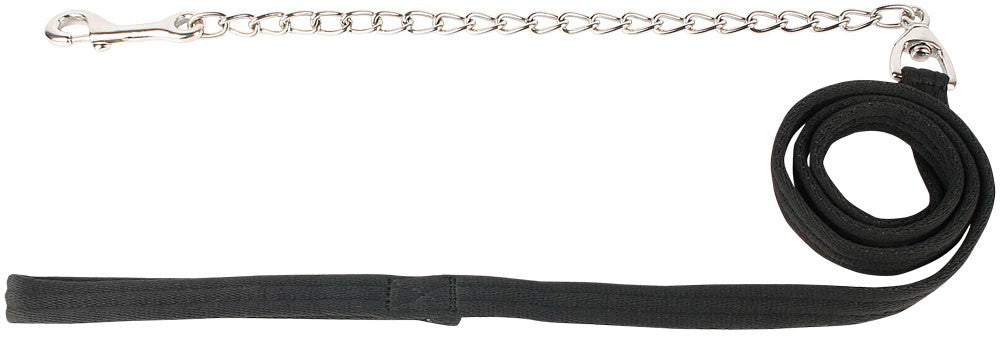 Halstertouw Ketting Zwart Zilver