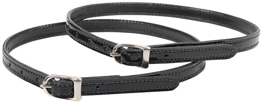 Spurstraps Patent Leather Black