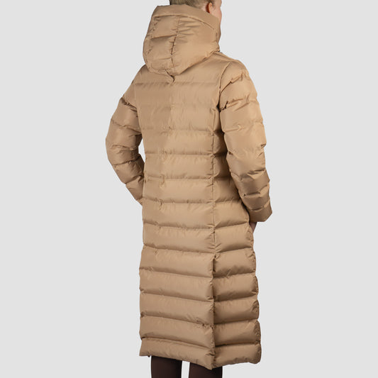 Lange Winterjas Eloise Mokka