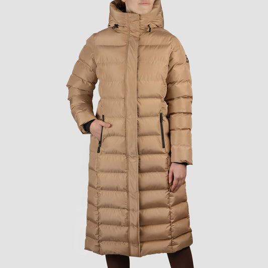Lange Winterjas Eloise Mokka