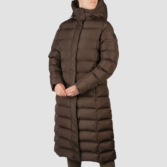Lange Winterjas Eloise Dark Chocolate