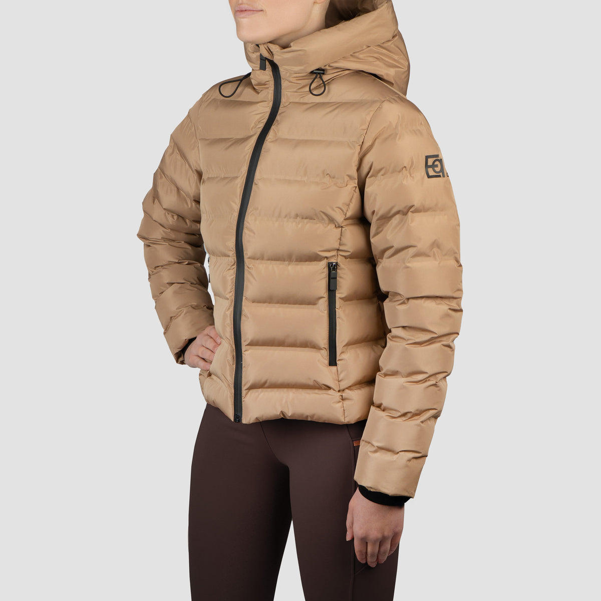 Winterjas Kort Penelope Mokka