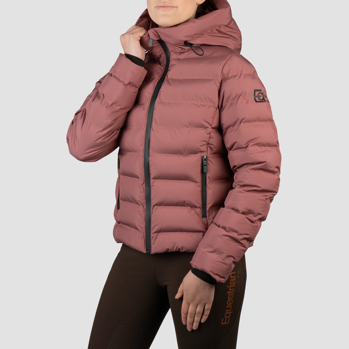 Winterjas Kort Penelope Deep Ruby
