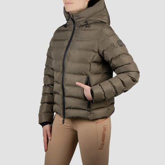Winterjas Kort Penelope Espresso