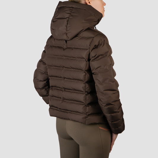 Winterjas Kort Penelope Dark Chocolate