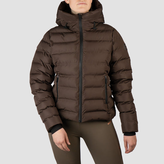 Winterjas Kort Penelope Dark Chocolate