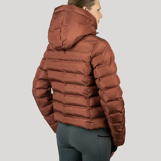 Pufferjas Kort Penelope Burnt Umber