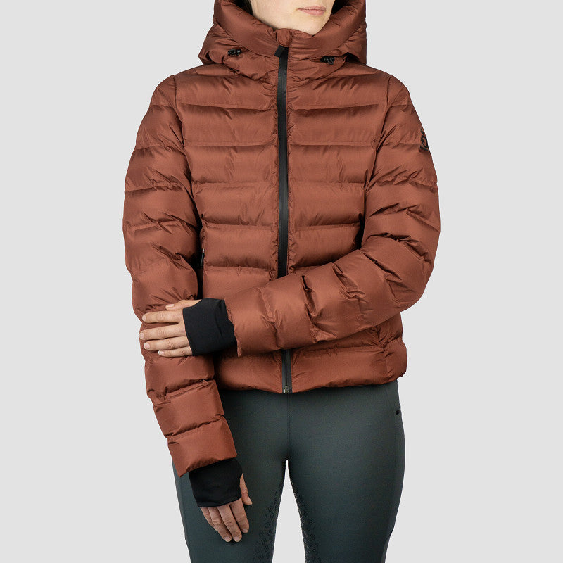Pufferjas Kort Penelope Burnt Umber