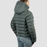 Pufferjas Kort Penelope Schaduw Steel