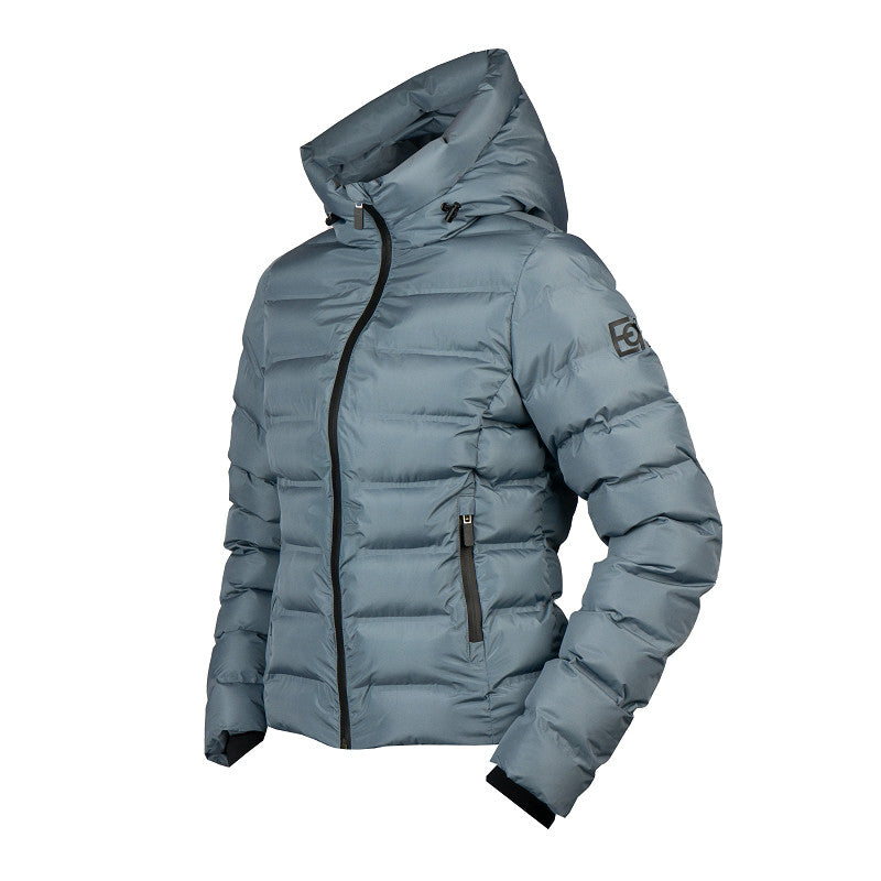 Pufferjas Kort Penelope Blue Mist