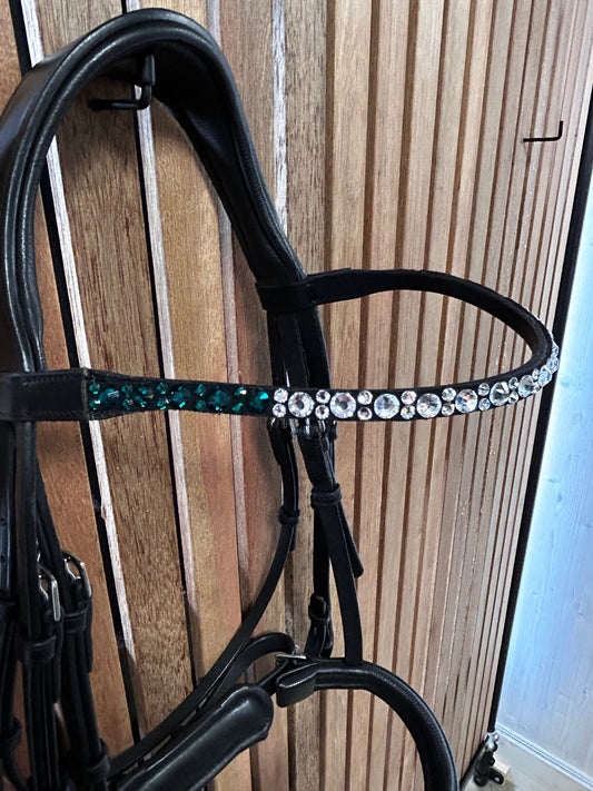 Bridle Black Silver Browband [SP24 - H016]