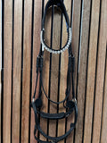 Hoofdstel Zwart Anatomisch Zilver Full [SP22 - H008]