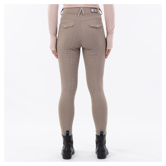 Rijbroek Dionne Taupe Grey Full Grip