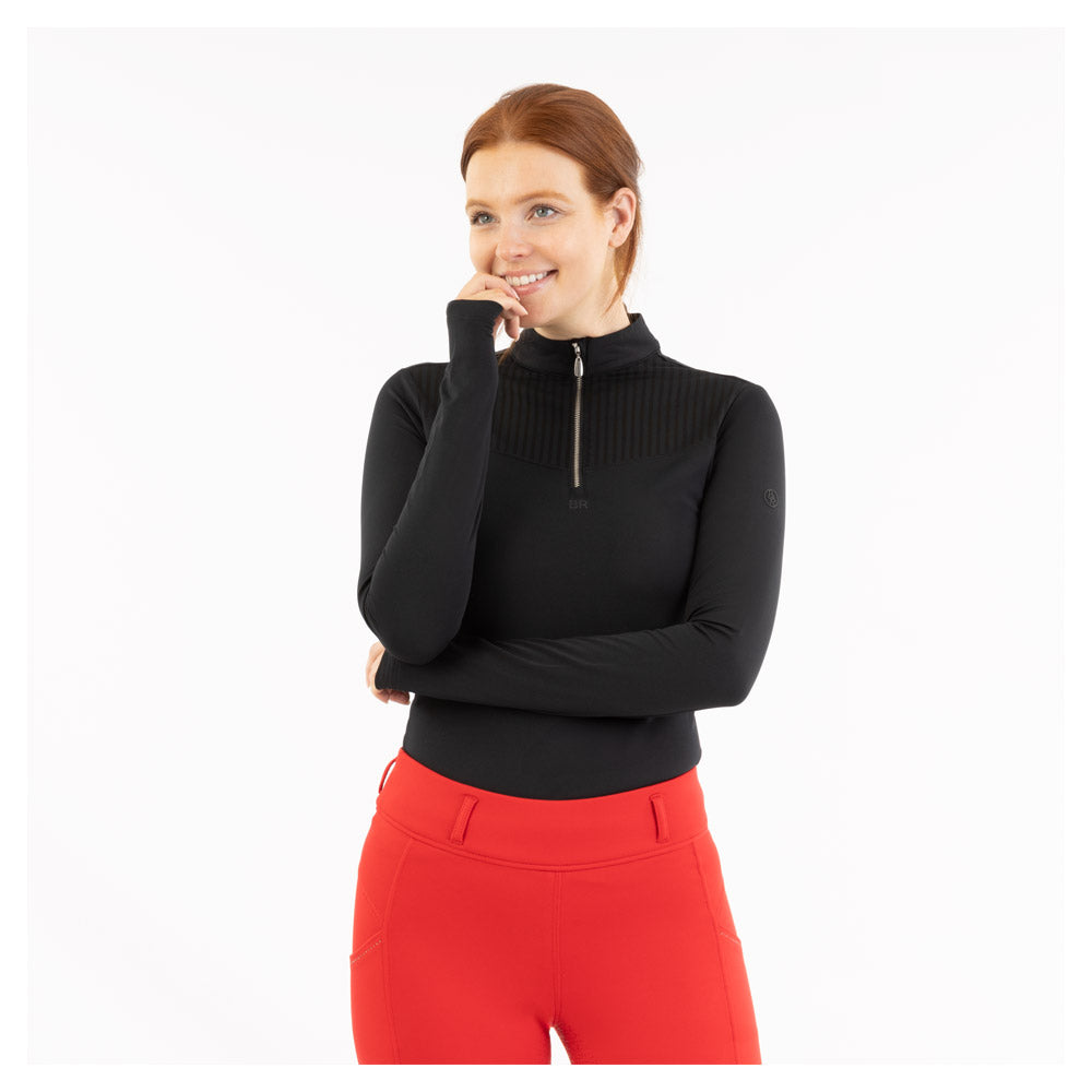 BR Half Zip-Up Baselayer Jara Meteorite