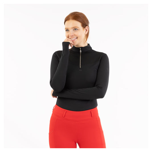 BR Half Zip-Up Baselayer Jara Meteorite