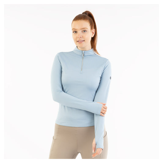 BR Half Zip-Up Baselayer Jara Ashley Blue