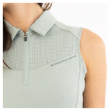 Mouwloos Poloshirt Isa Slate Gray