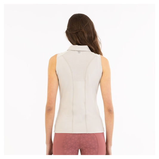 Mouwloos Poloshirt Isa Chateau Gray