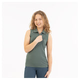 Mouwloos Poloshirt Eevolv Ilona Balsam Green