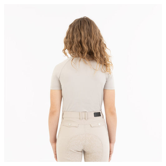 Eevolv half-zip shirt korte mouw Iselin Chateau Gray