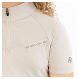 Eevolv half-zip shirt korte mouw Iselin Chateau Gray