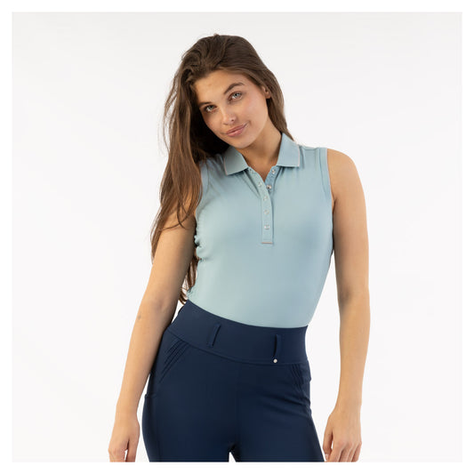 Poloshirt Mouwloos Kiki Tourmaline