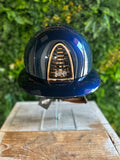 KEP Italia Cromo 2.0 Shine Blauw Kristalli Logo Rosegold Cognac bandje