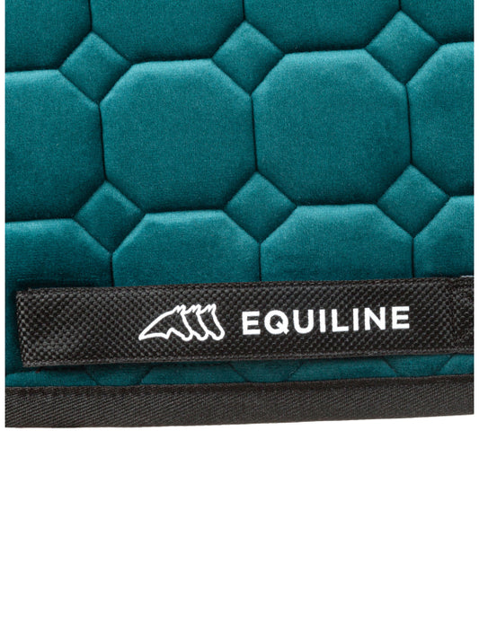 Equiline Octagon Saddle Pad Emerald Velvet