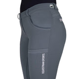 Riding breeches Softshell Emma Full Grip Jungle Green