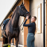 Riding breeches Softshell Emma Full Grip Jungle Green