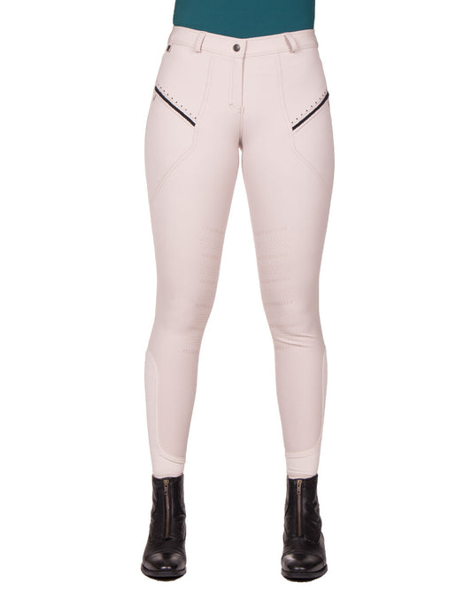 Rijbroek Jace Knie Grip Beige Dames