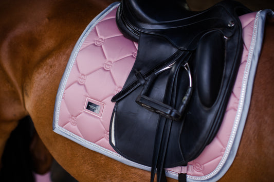 Equestrian Stockholm Saddle Pad Pink Crystal