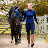 Rijbroek Softshell Lymee Full Grip Zwart