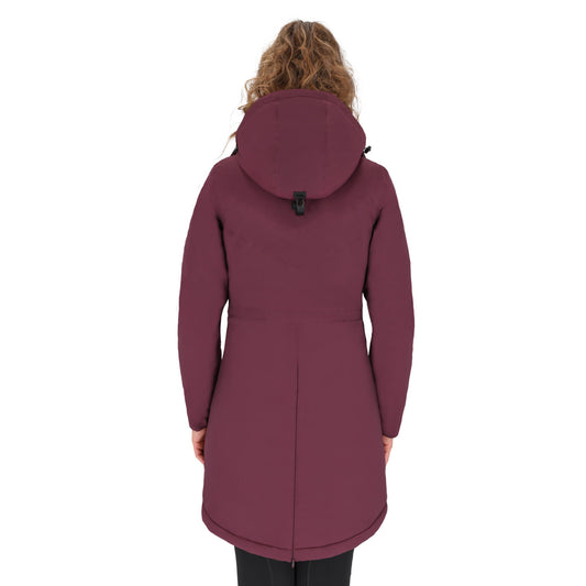 Winterjas Maelynn Wine Red