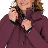 Winterjas Maelynn Wine Red