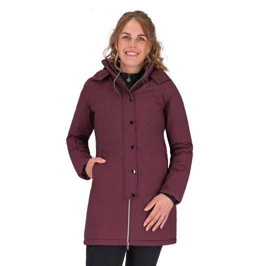 Winterjas Maelynn Wine Red