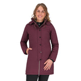 Winterjas Maelynn Wine Red