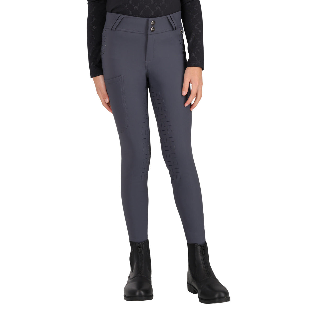 Rijbroek Livora Junior Full Grip Iron Grey