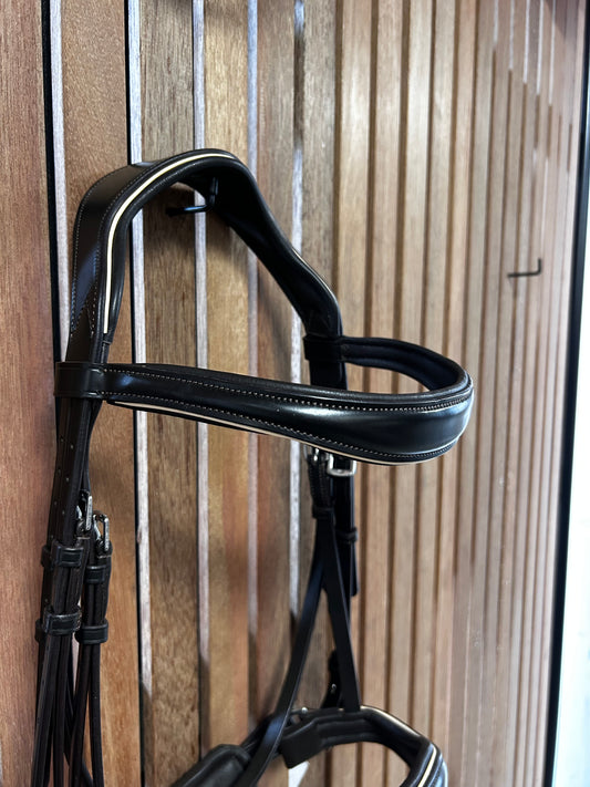 Bridle Dark Brown with Cream Piping [SP24 - H015]