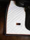 Equestrian Stockholm Zadeldek Modern White Dark Ocean