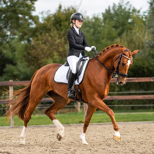 PresTeq Saddle Pad PerformNow White