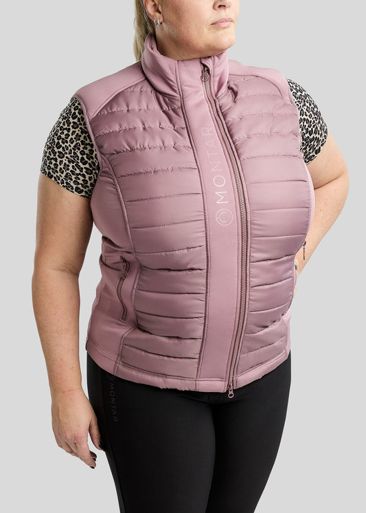 Bodywarmer Emma Dusty Rose Curve